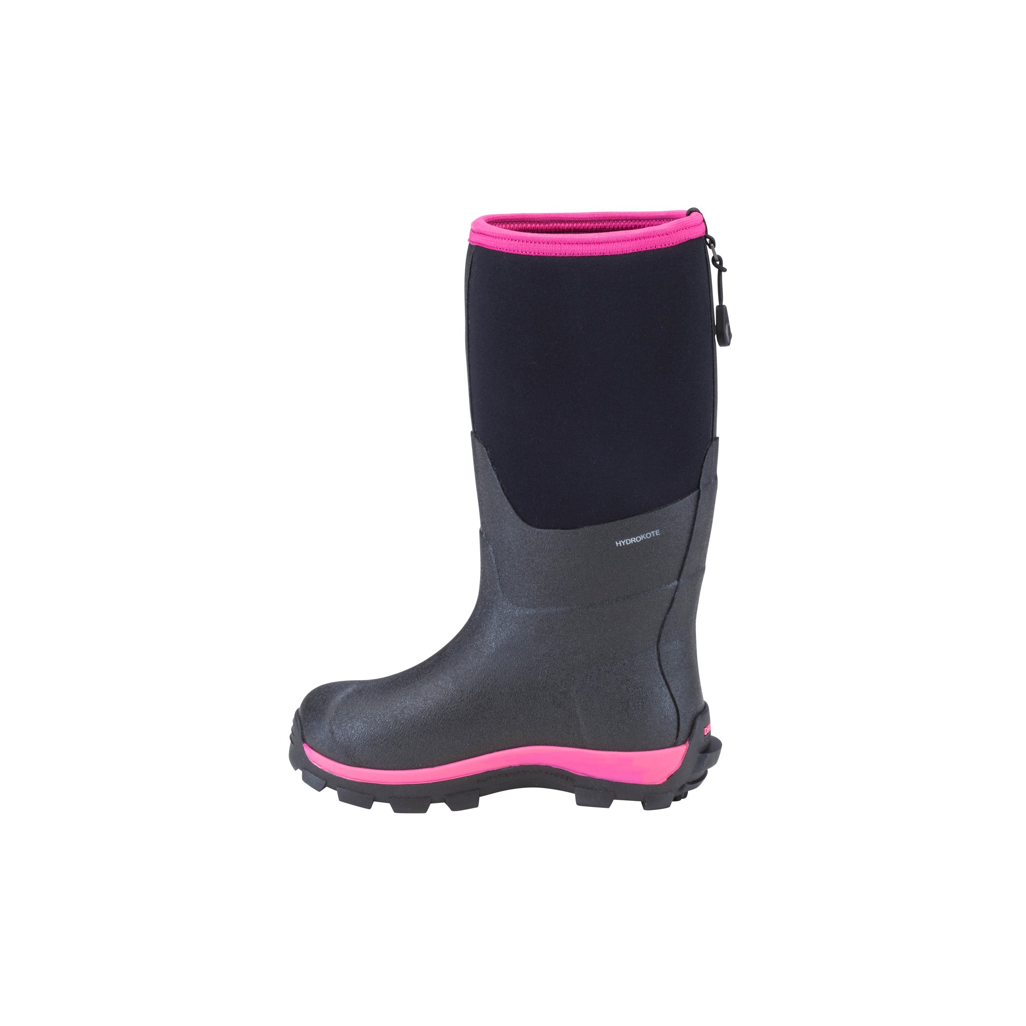 pink and black snow boots