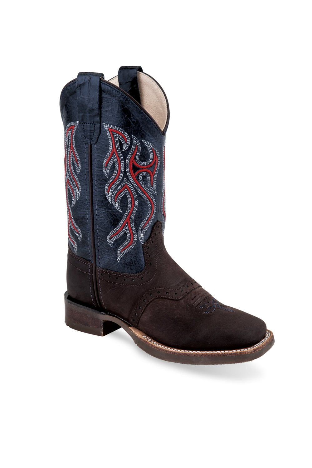 dark blue cowboy boots