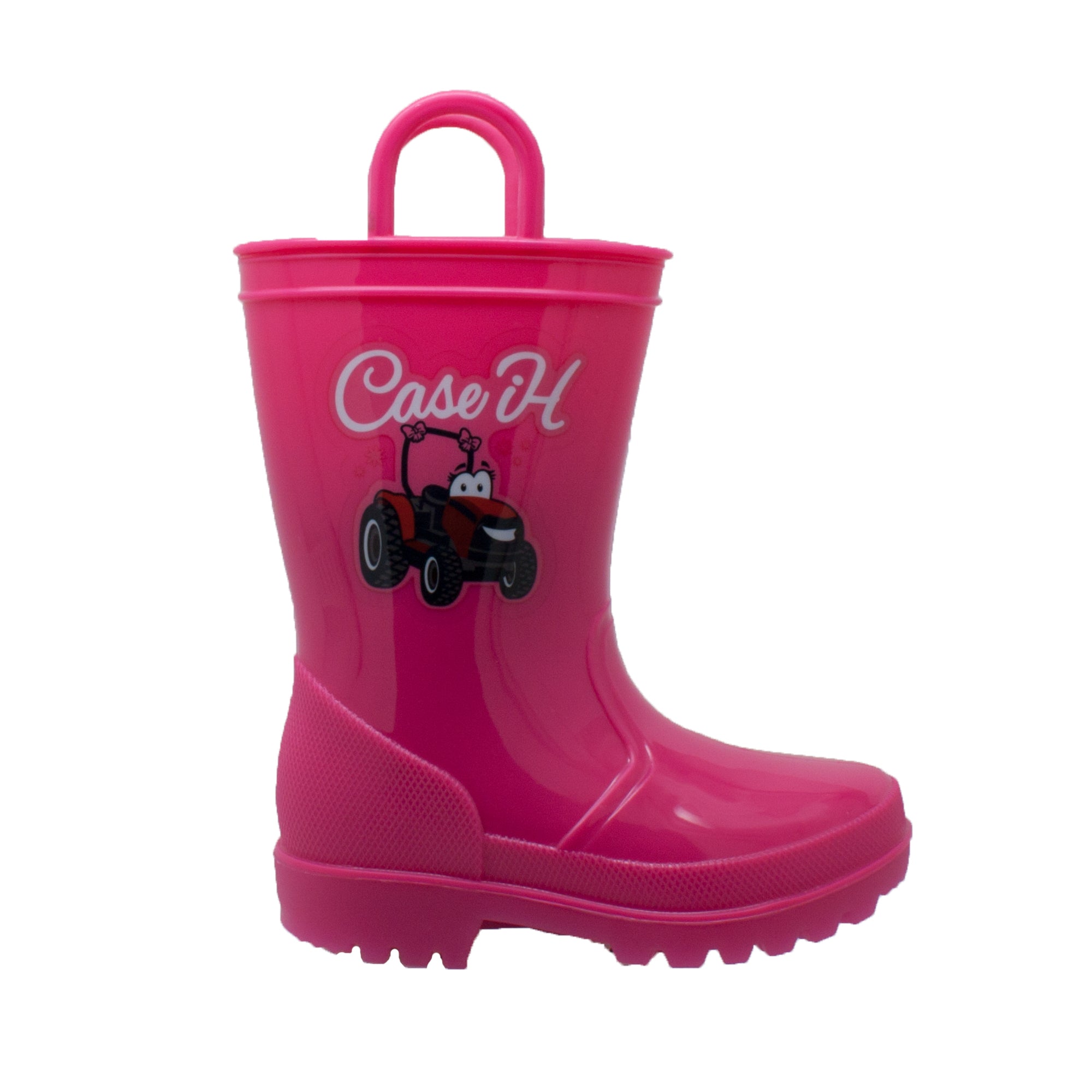 kids pink work boots