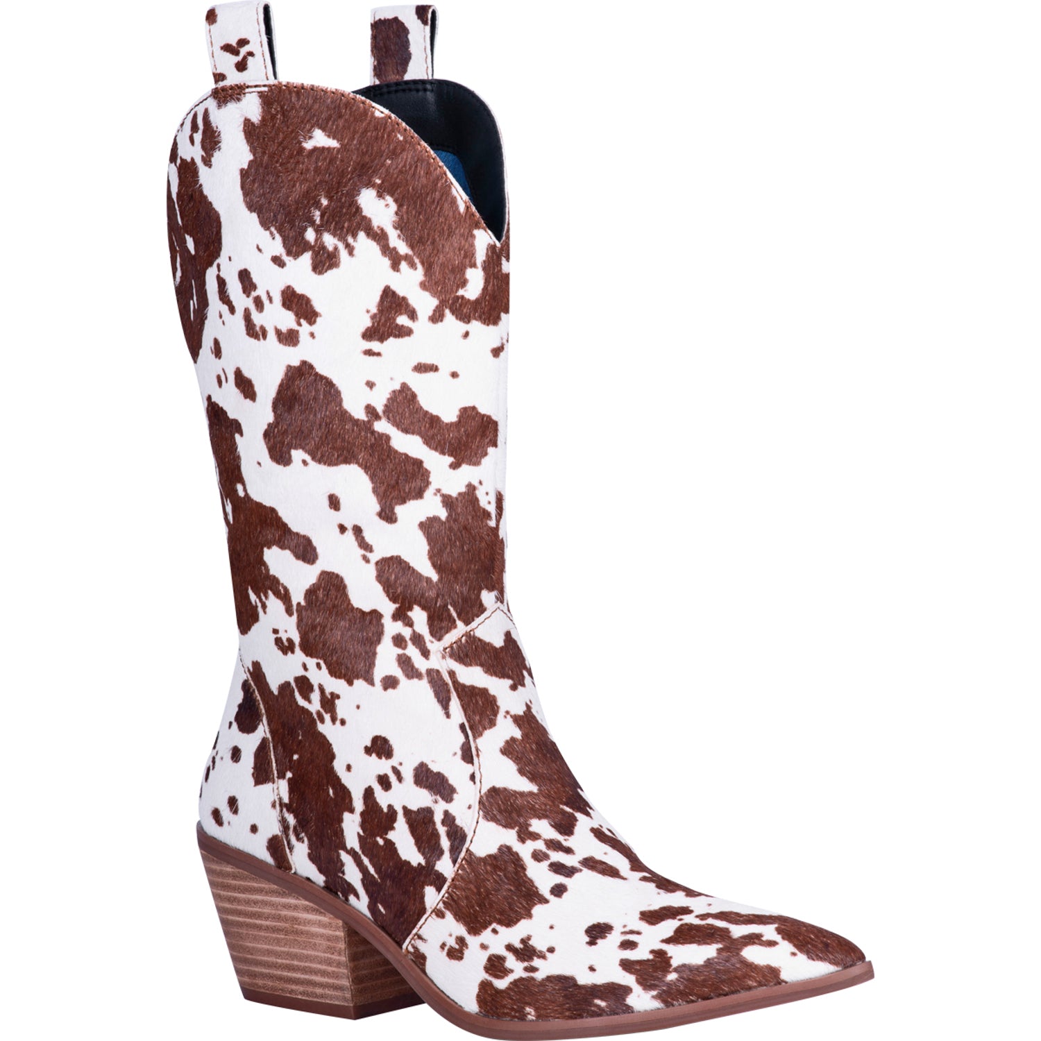 cow print western boots