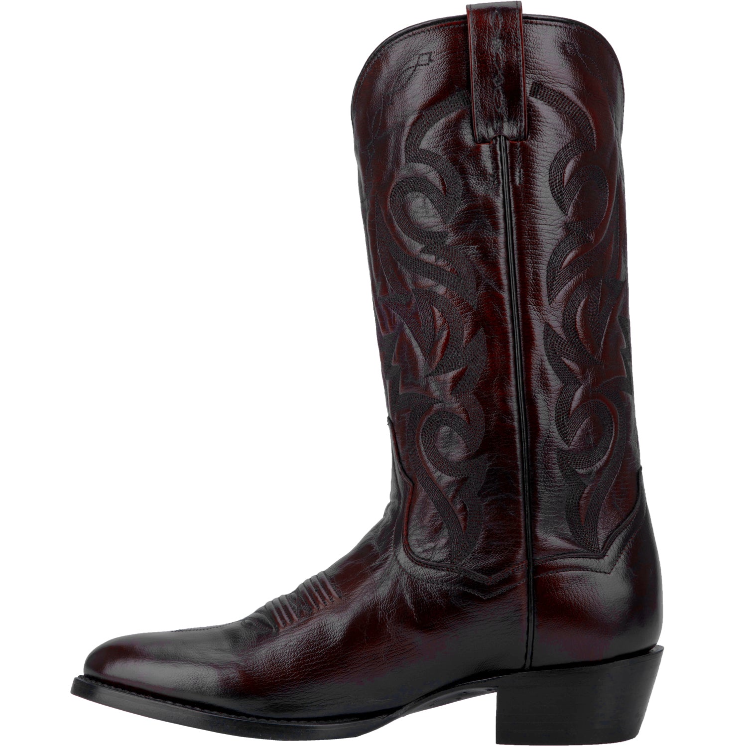 Dan Post Mens Milwaukee Cowboy Boots Leather Black Cherry – The Western ...