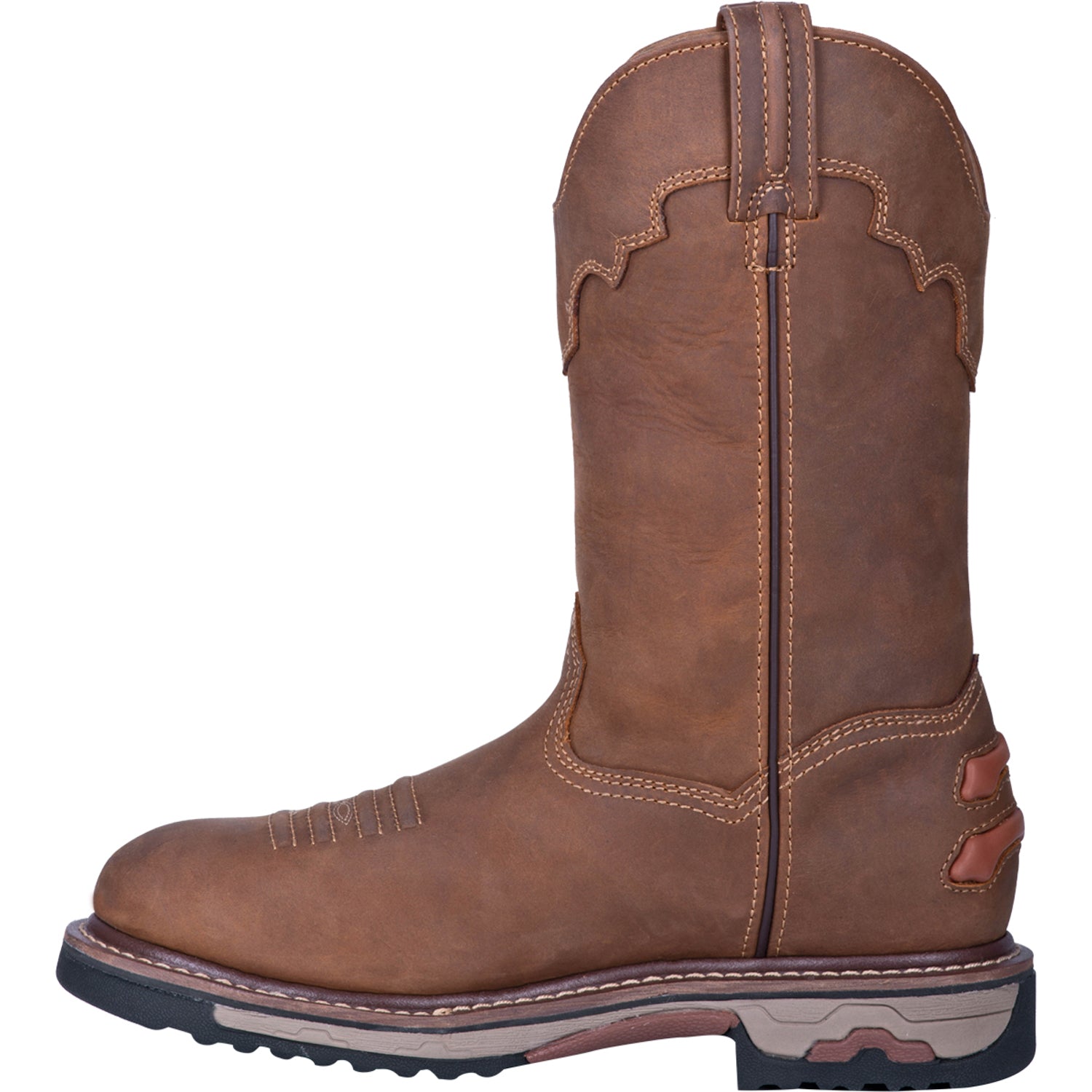 Dan Post Mens Journeyman Work Boots Leather Saddle – The Western Company