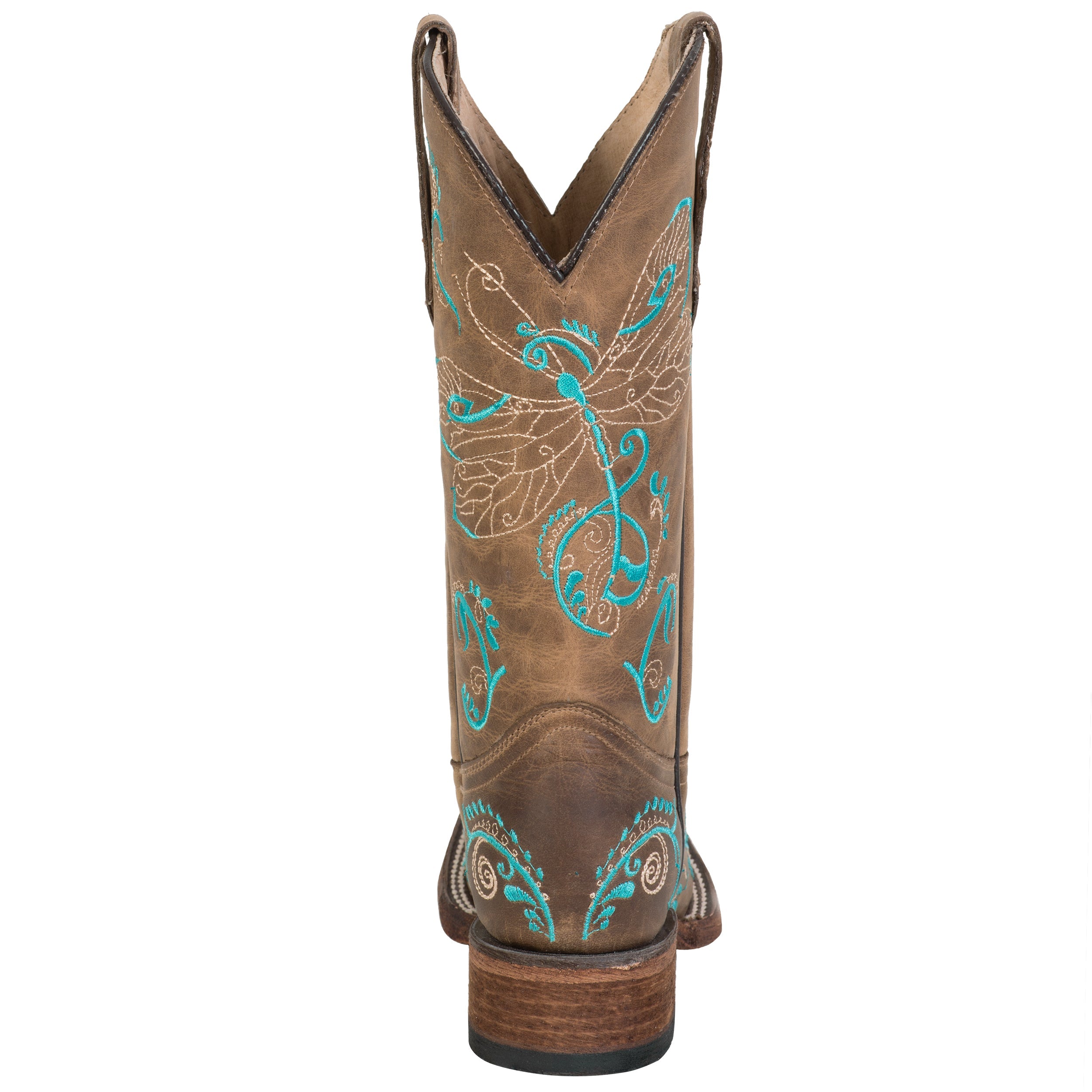 circle g women's dragonfly embroidered western boots