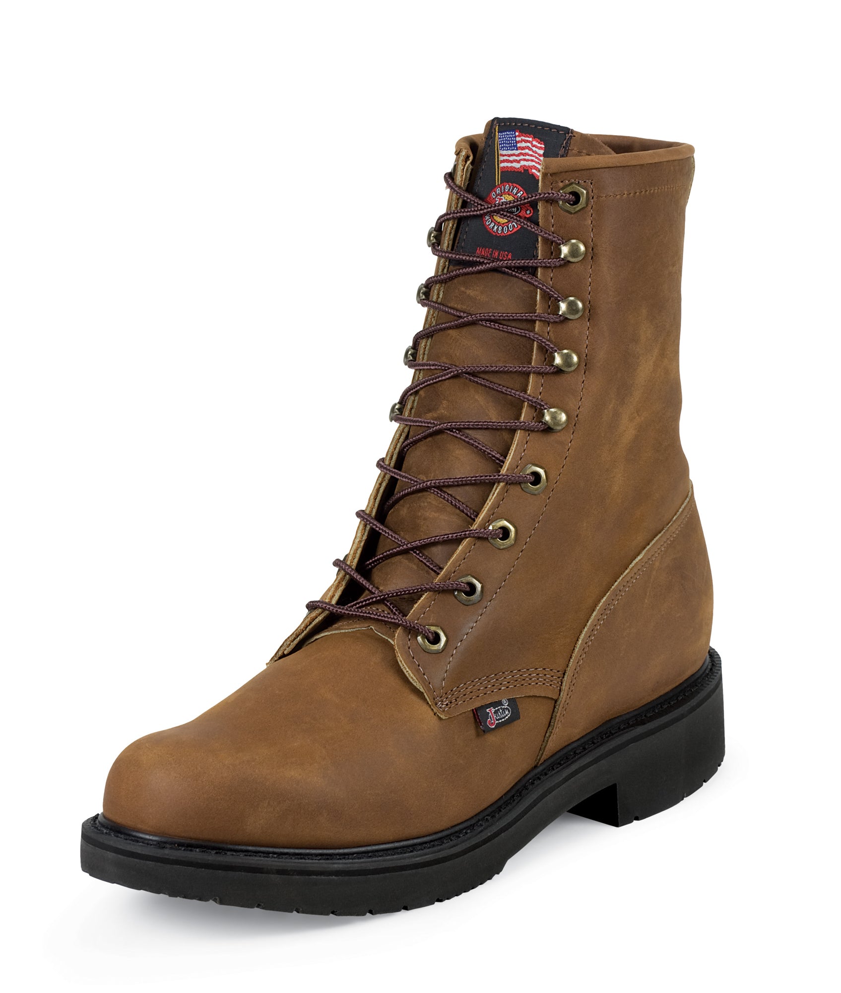 comfortable lace up work boots