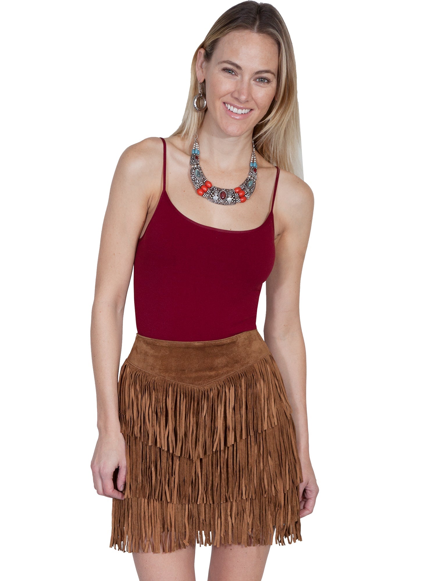 suede fringe dress