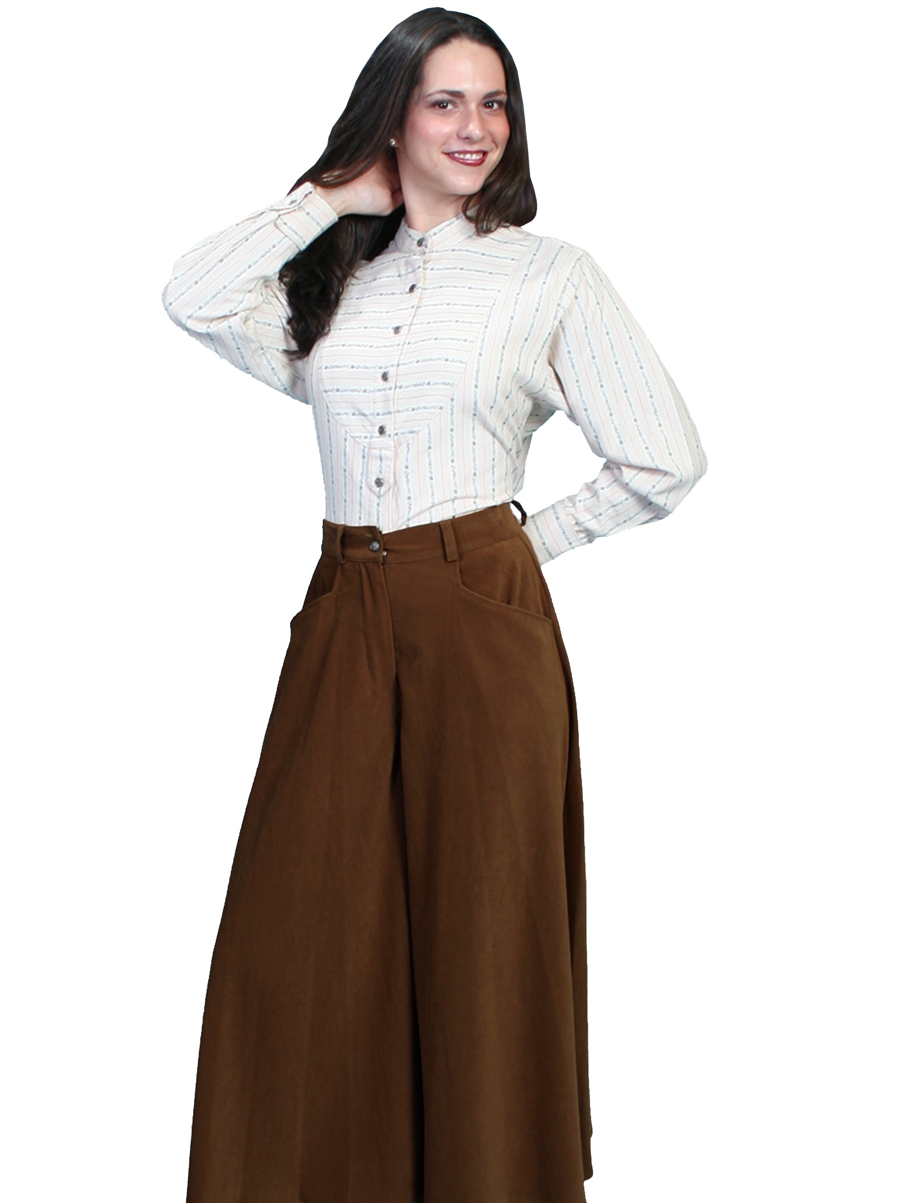 Scully RangeWear Womens Brown Polyester Western Split Skirt – The Western  Company