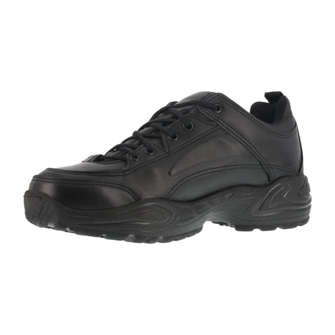 Reebok Mens Black Leather Work Shoes Postal Express Goretex Oxfords ...