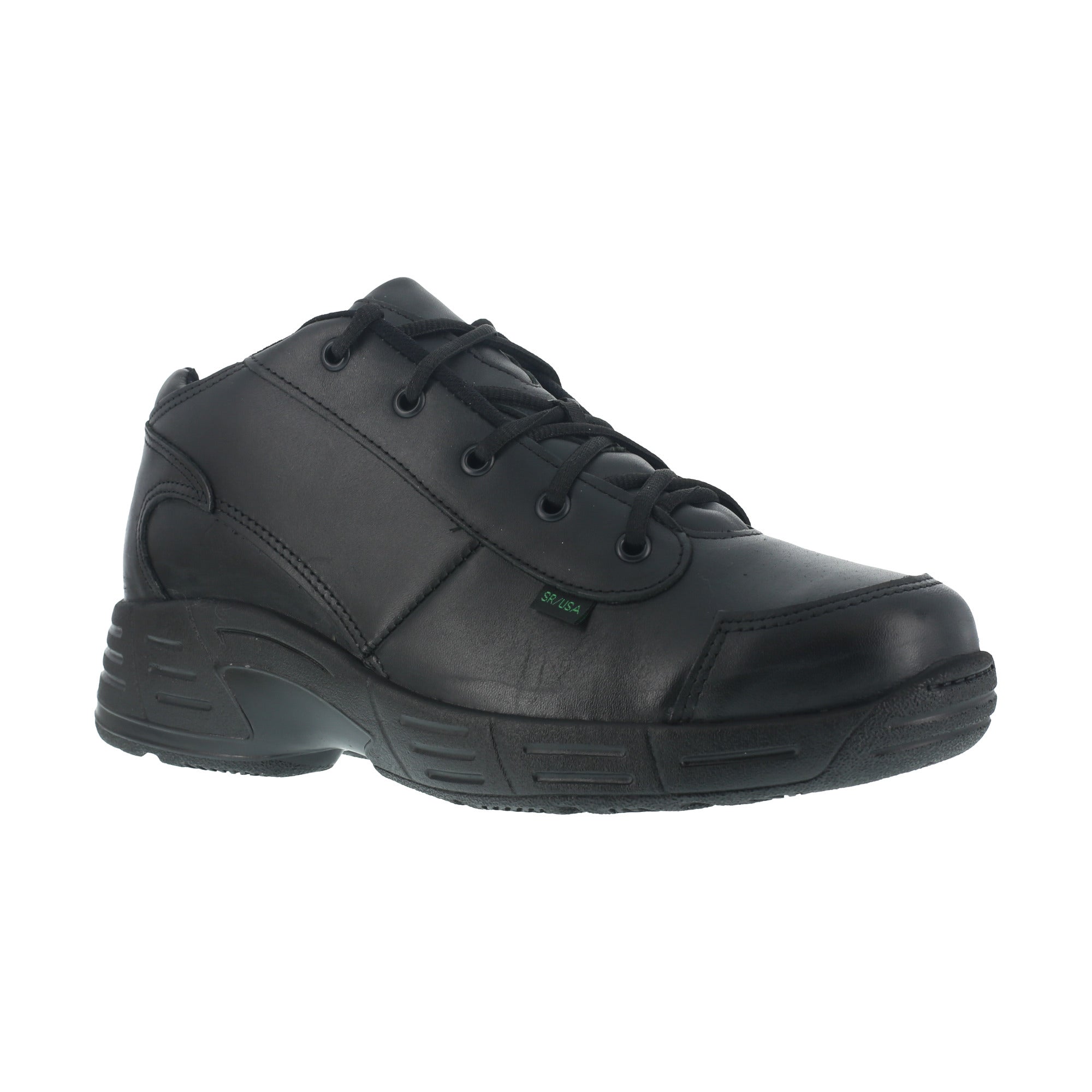 Reebok Mens Black Leather Work Shoes Postal TCT Mid Oxfords – The ...
