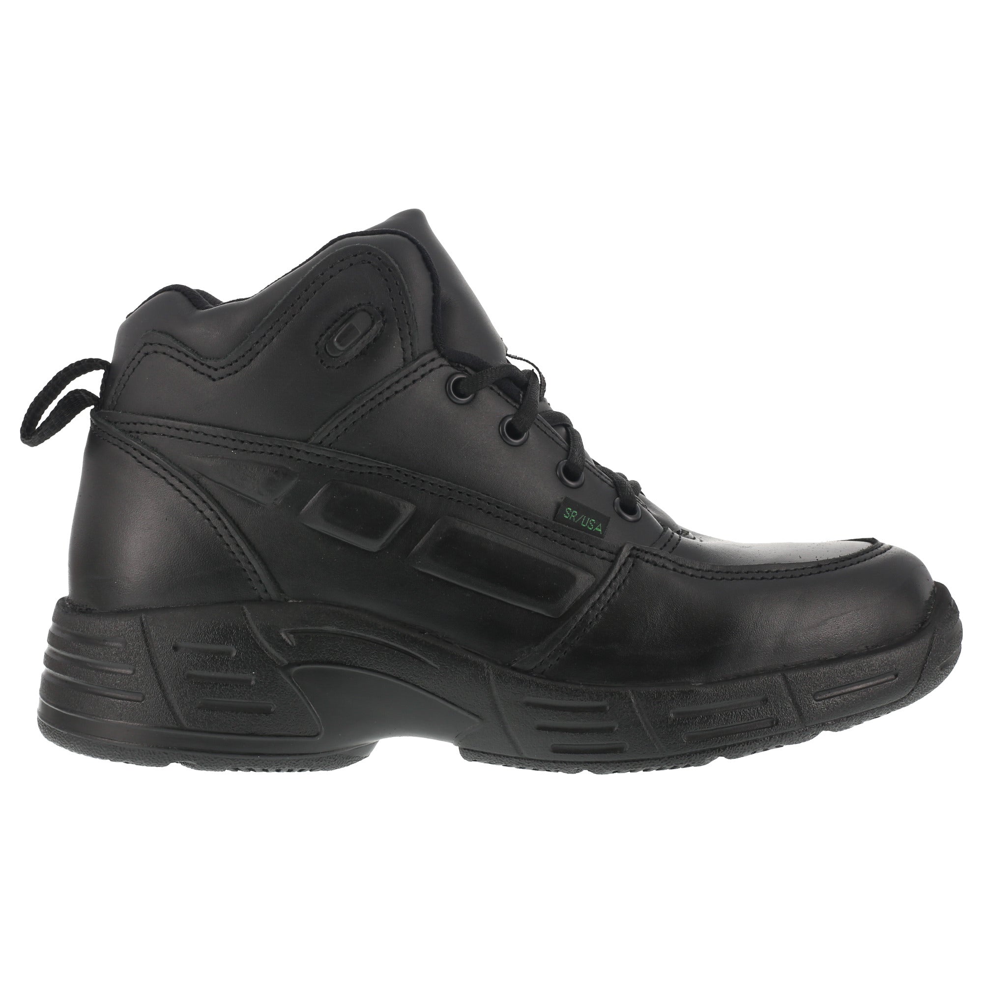 reebok men's black leather shoes