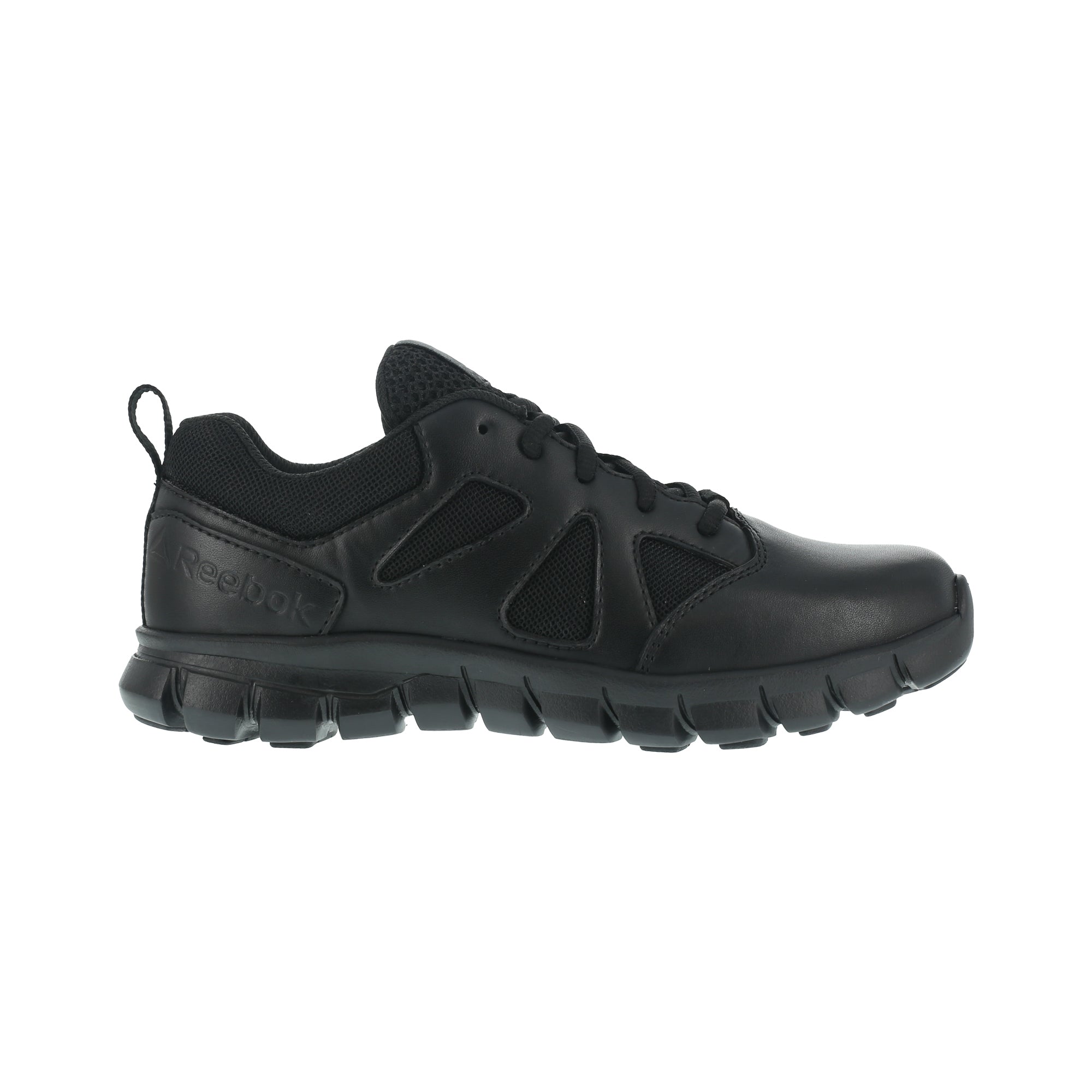 soft black work shoes