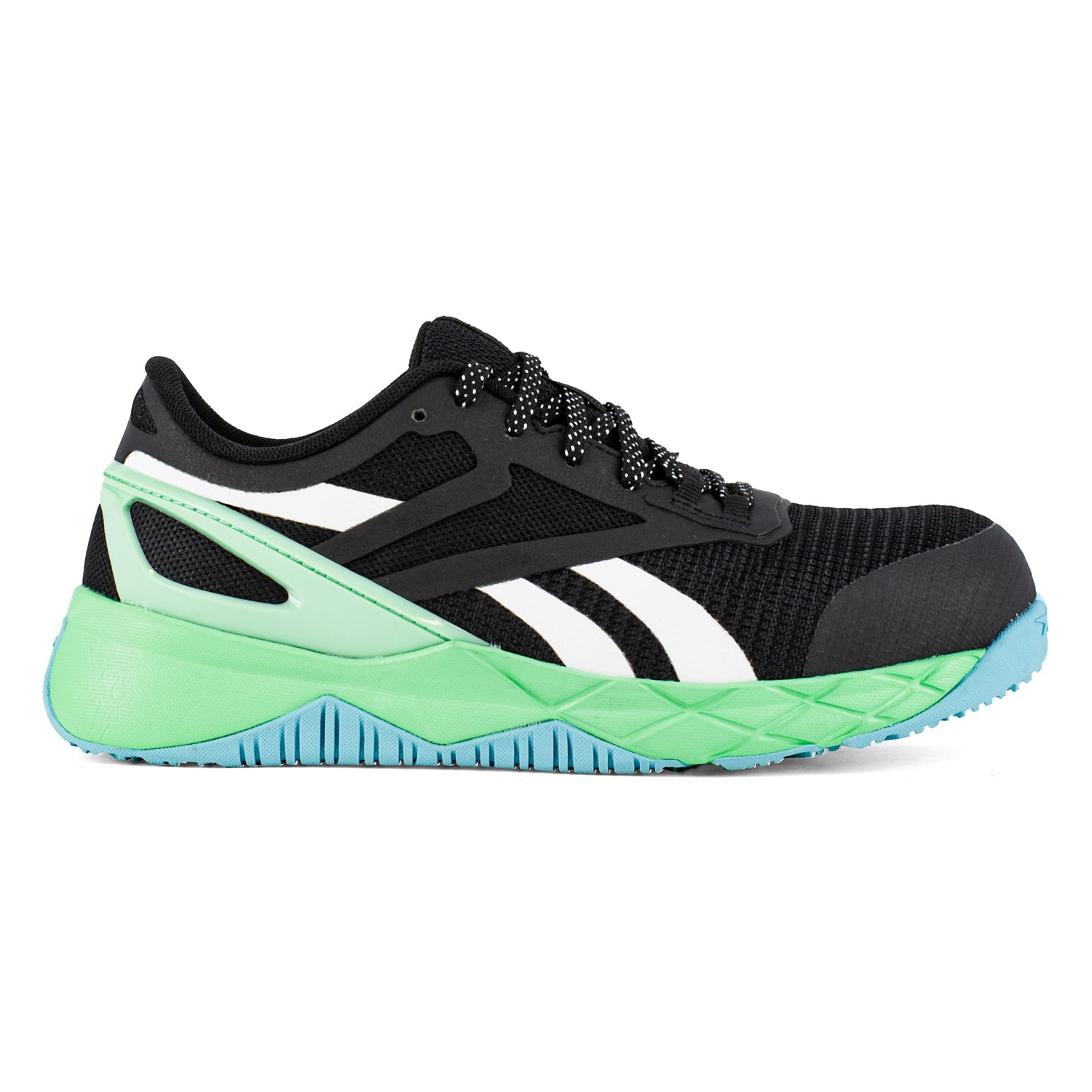 Reebok Womens Nanoflex TR Black/Seafoam Mesh CT Athletic Work Shoes ...