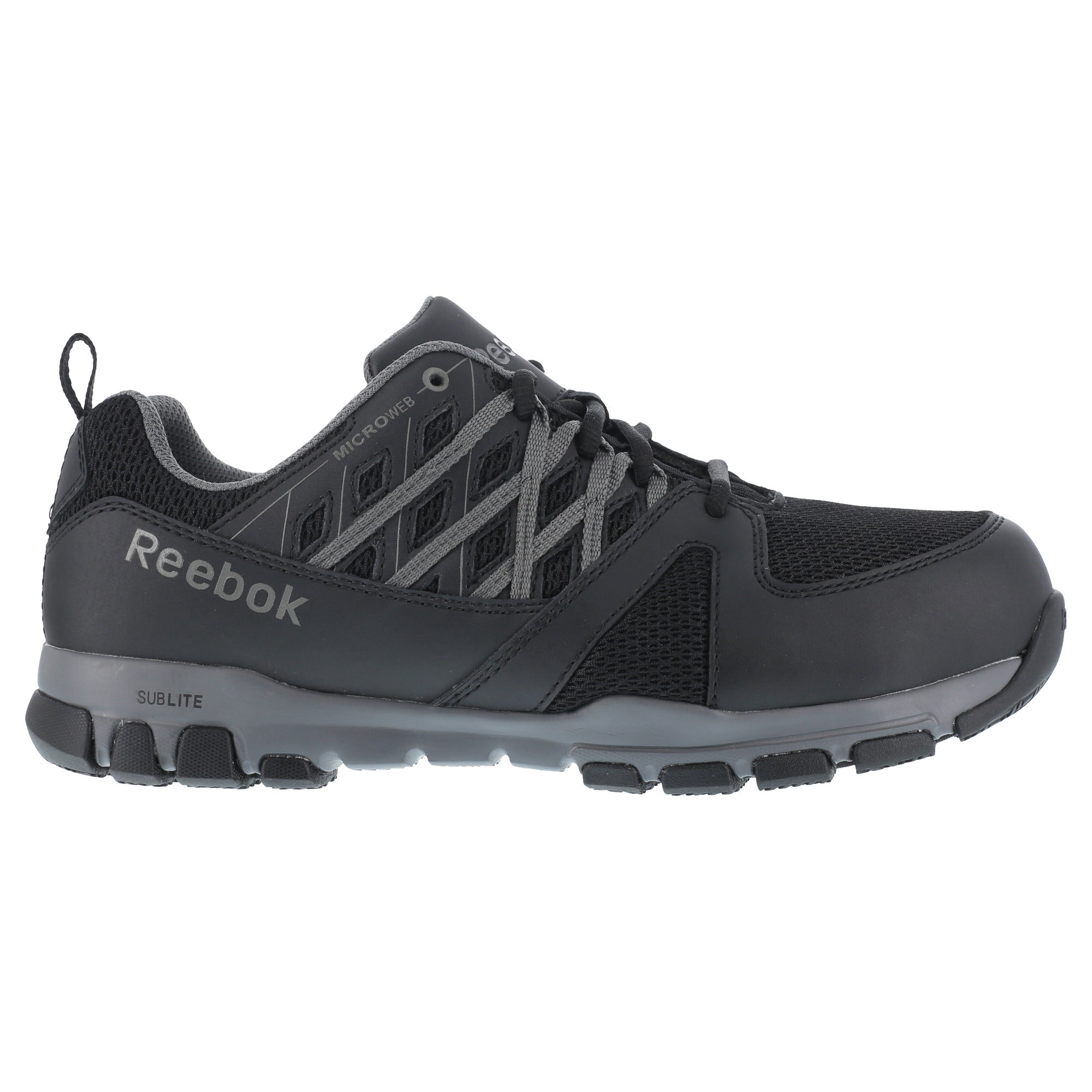 reebok sublite steel toe work shoe