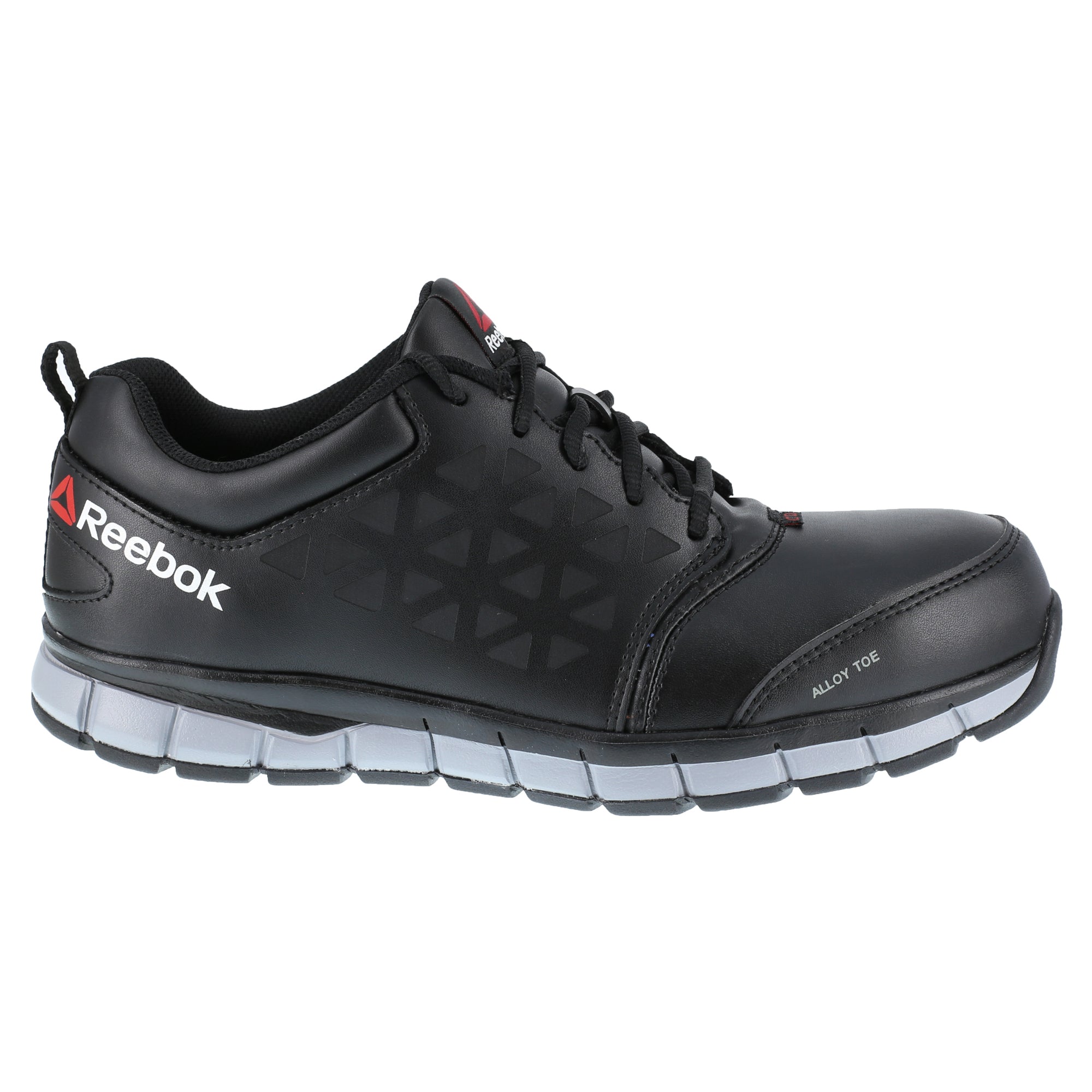 Reebok Womens Black Leather Work Shoes Conductive Athletic – The Company