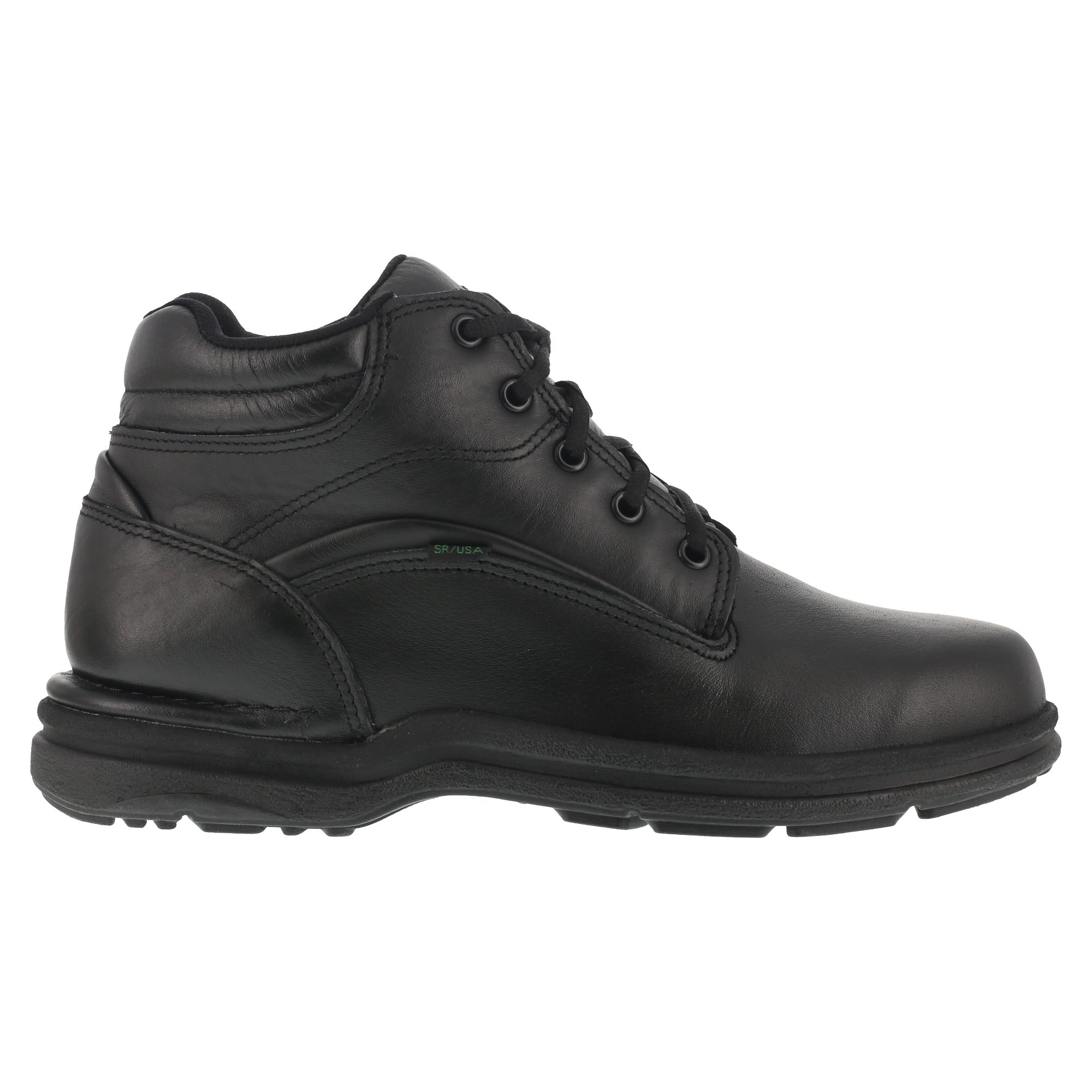 black leather work shoes mens