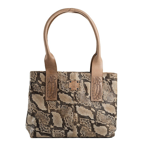 STS Ranchwear Stella Tote Ladies Leather Handbag Snakeskin – The ...