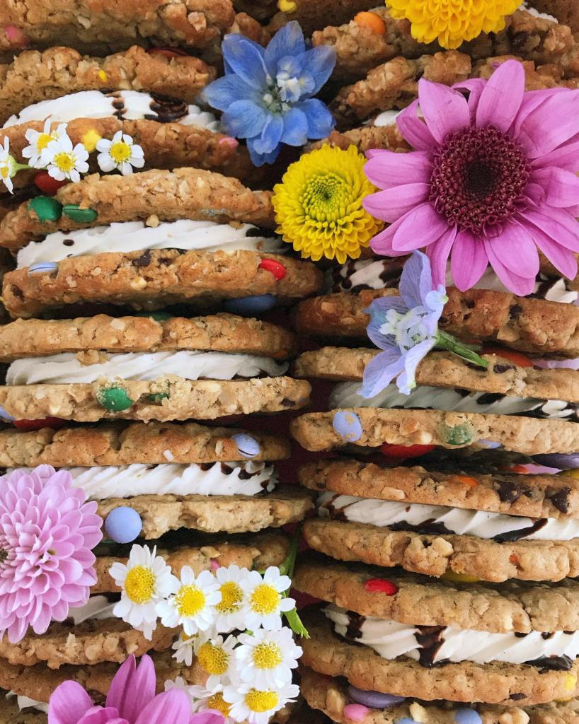 Monster Cookie Sandwiches by Jenna Rae Cakes