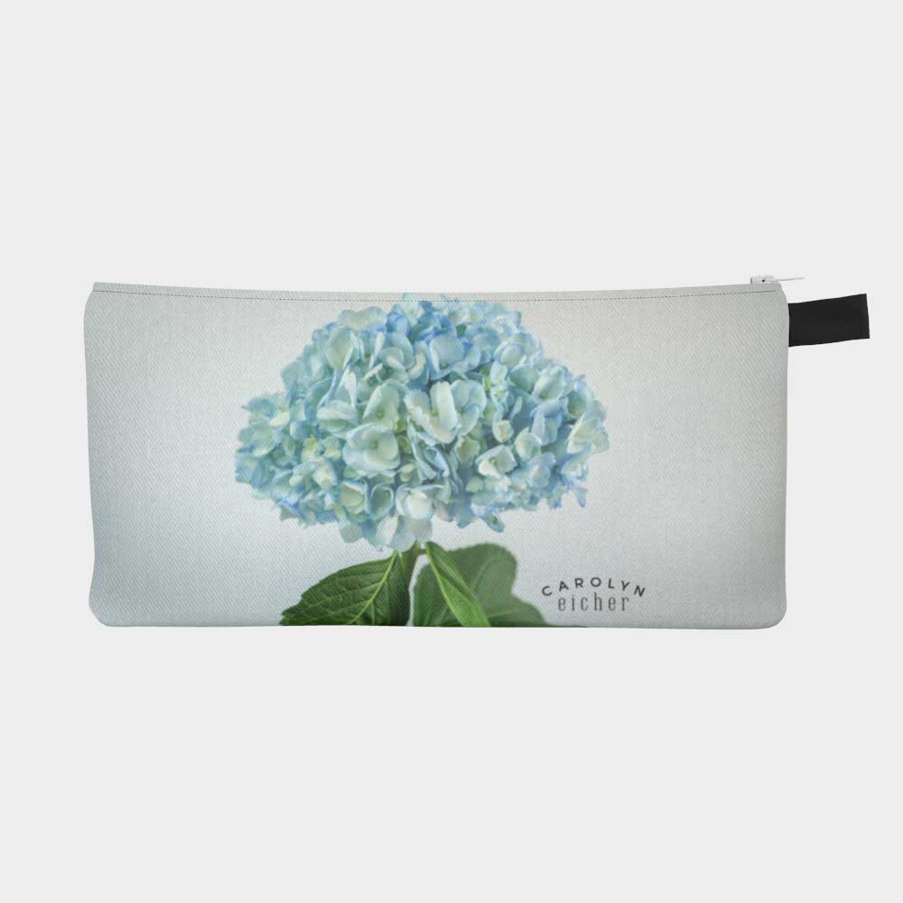 Ivory Pressed Floral Pencil Pouch – Myti