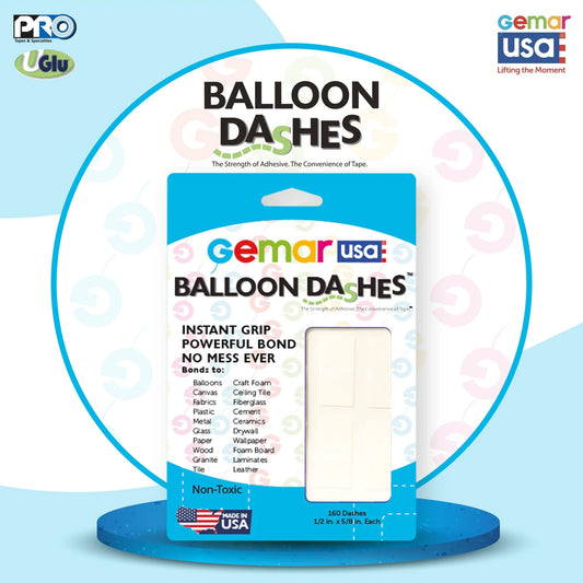 UGlu Balloon Adhesive Tape Dashes - instaballoons Wholesale – Tagged size:  1″ x 3″