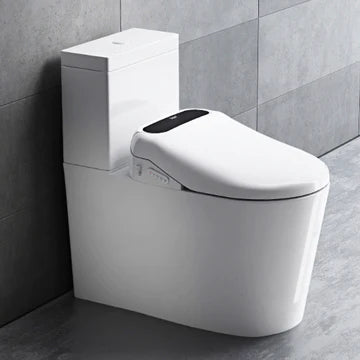 a bidet toilet seat inside a modern bathroom