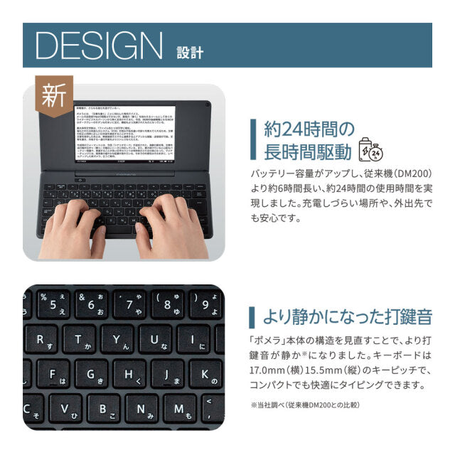 ストレッチドビー セットキングジム デジタルメモ ポメラ DM250＆専用