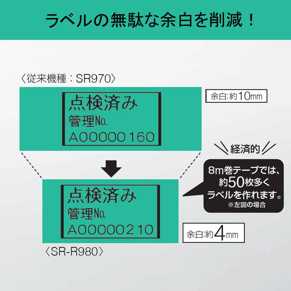 取寄商品 テプラプロ SR-R980とシステムトランクS R10BT | www