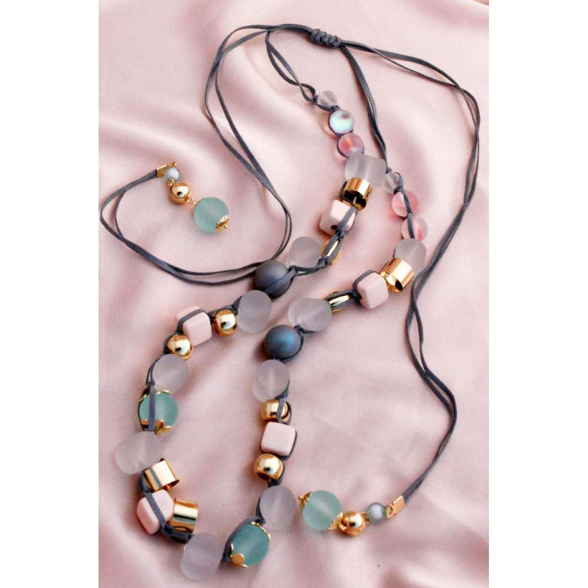 Multicolor Beaded Necklace - Good Twin Apparel