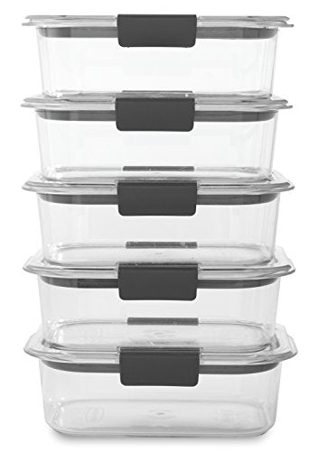 10-Piece Brilliance Food Storage Containers with Lids