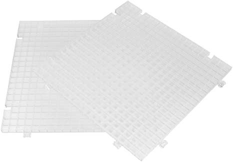  Creator's Waffle Grid 2-Pack - Seen On HGTV/DIY Cool Tools  Network - 100% USA Solid Bottom Modular - Glass Cutting, Small Parts,  Liquid Containment, Grow Room, Medical - Home, Office, Clinic