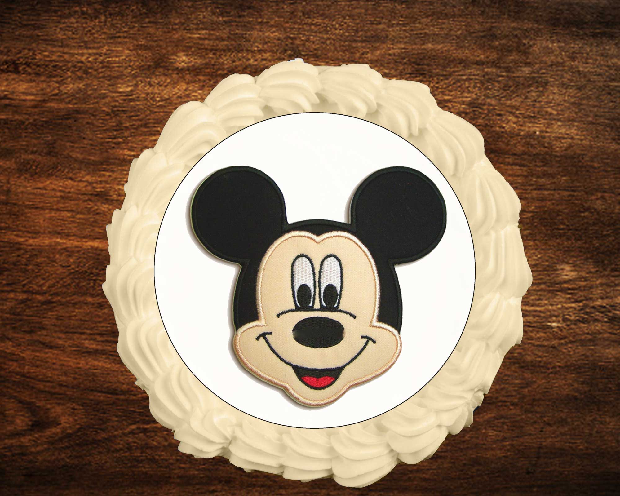 Mickey face tutorial | Mickey mouse cake, Mickey and minnie cake, Mickey  mouse birthday cake