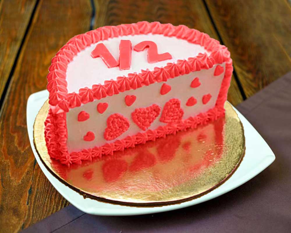 6 month birthday cake online | A half birthday is reasons en… | Flickr