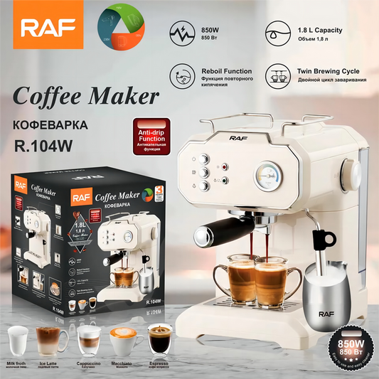 Electric Coffee Maker Double 0.6 Quarts Cup Turkish Coffee Machine – RAF  Appliances