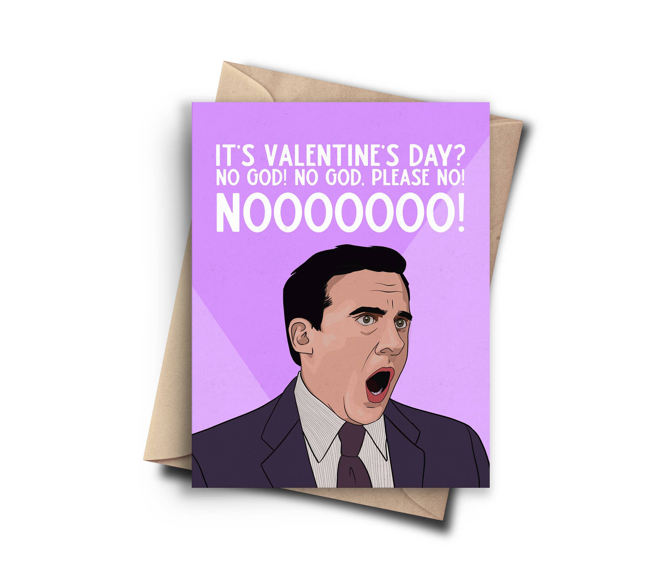 The Office Michael Scott Funny Valentines Day Card – Enchanted Octopus