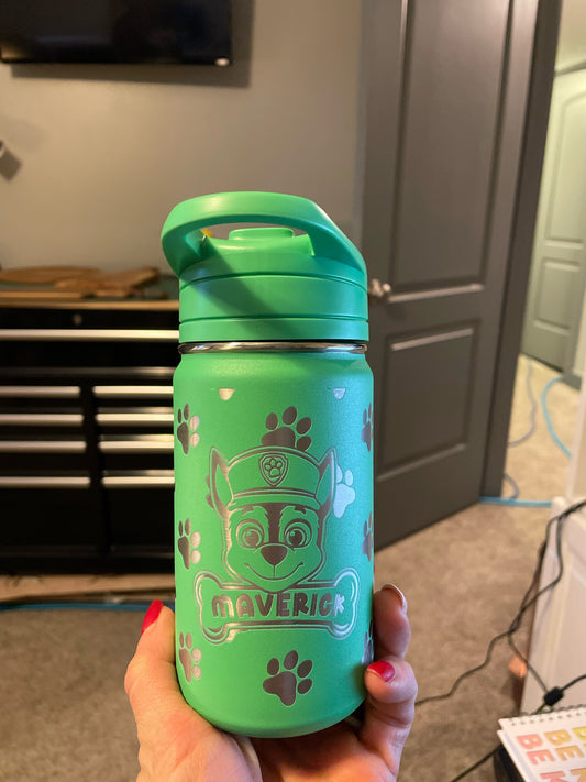 Skull and Butterfly HydraPeak Water Bottle