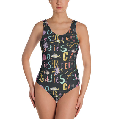 Women's One Piece Bathing Suit Fish -  Canada