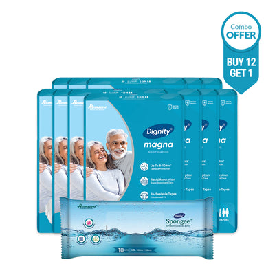 Adults Dignity Overnight Pull Up Adult Diapers, Size: M/L, 10 Pieces at Rs  560/pack in New Delhi