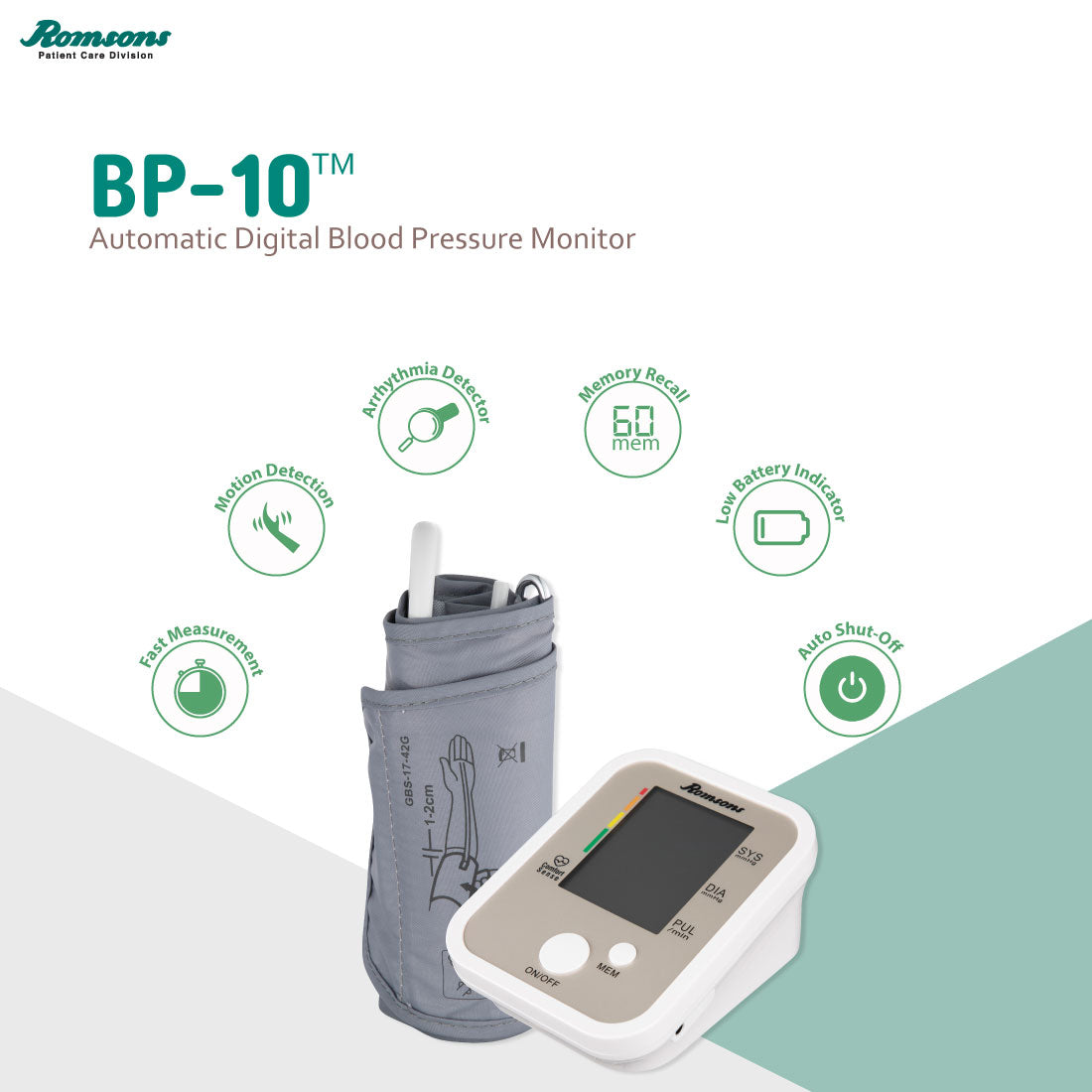 romsons digital bp machine