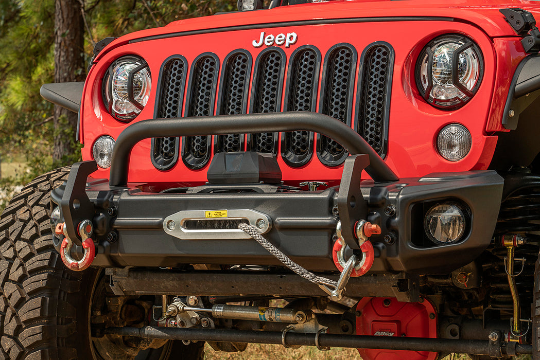 Rugged Ridge Arcus Front Bumper Set, With Overrider; 07-18 Jeep Wrangl —  Vicious Offroad