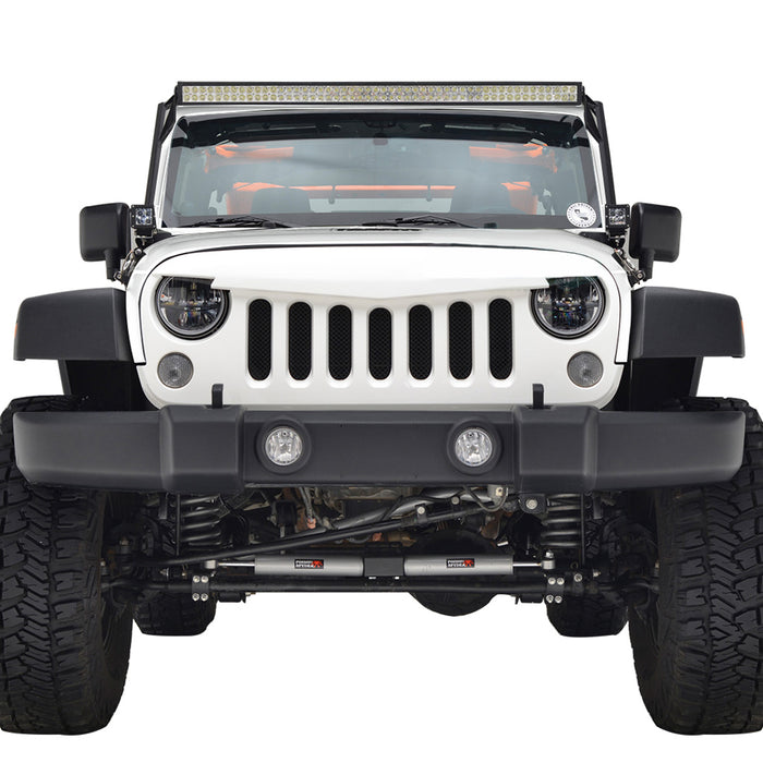 Paramount 07-18 Jeep Wrangler JK White Angry Bird Stainless Steell Wi —  Vicious Offroad