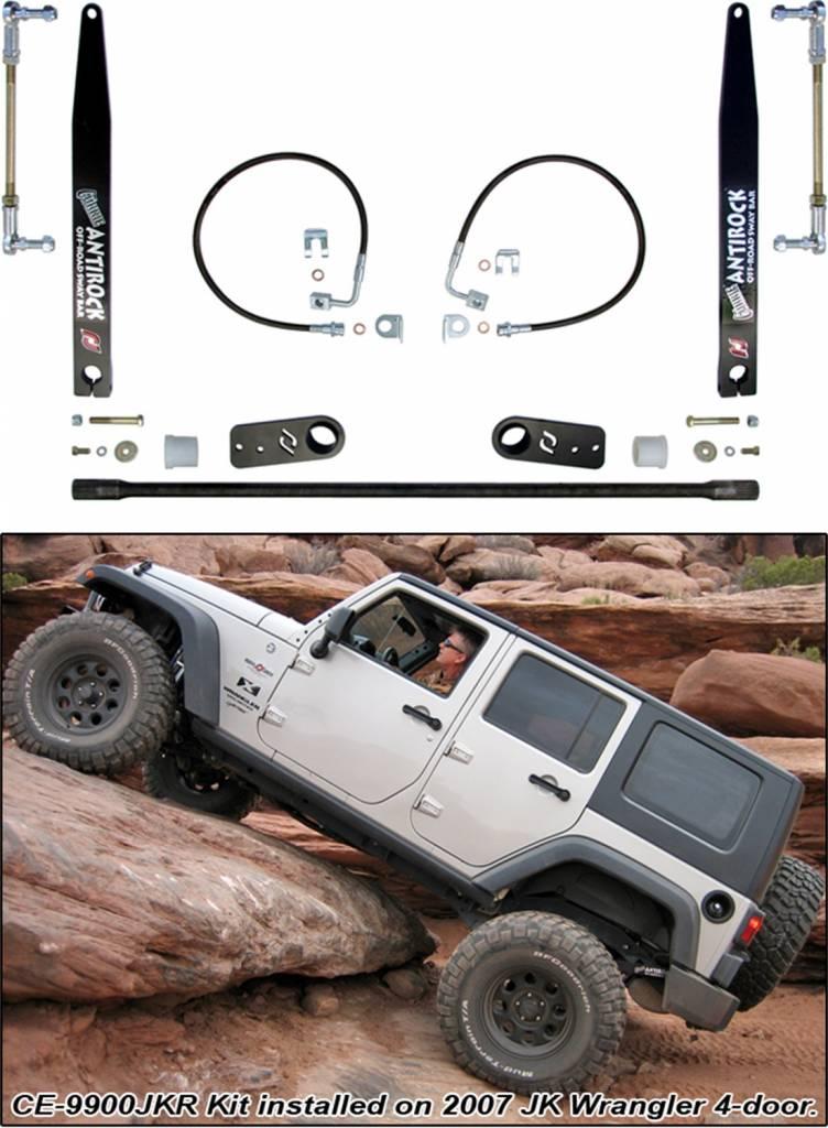 Currie CE-9900JKR4 Antirock Sway Bar Kit — Vicious Offroad