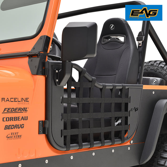 EAG Matrix Tubular Door with Side View Mirror Fit for 76-95 Wrangler C —  Vicious Offroad