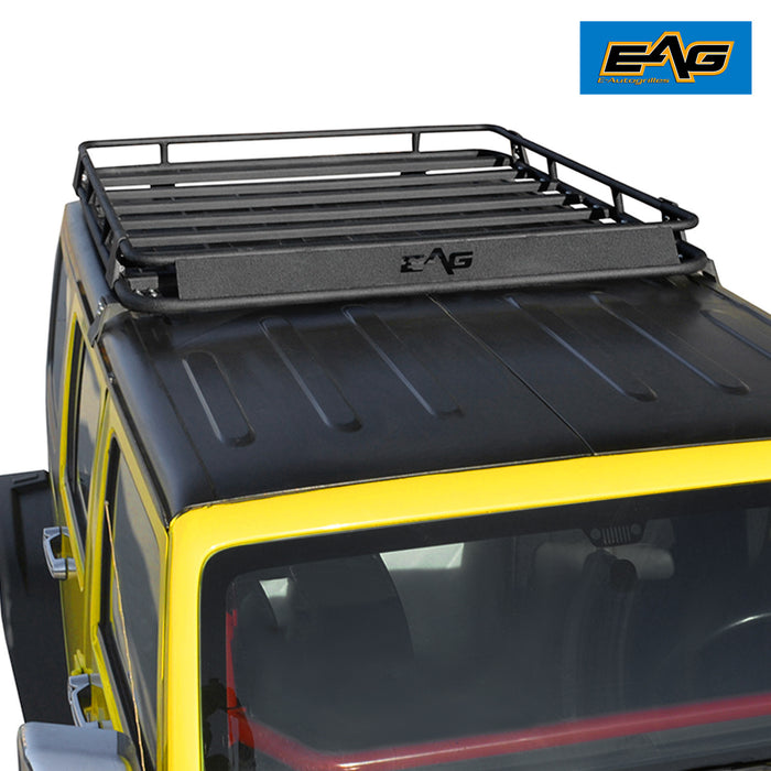 EAG Roof Rack Mounted Luggage Carrier Cargo Basket Fit for 07-18 Wrang —  Vicious Offroad