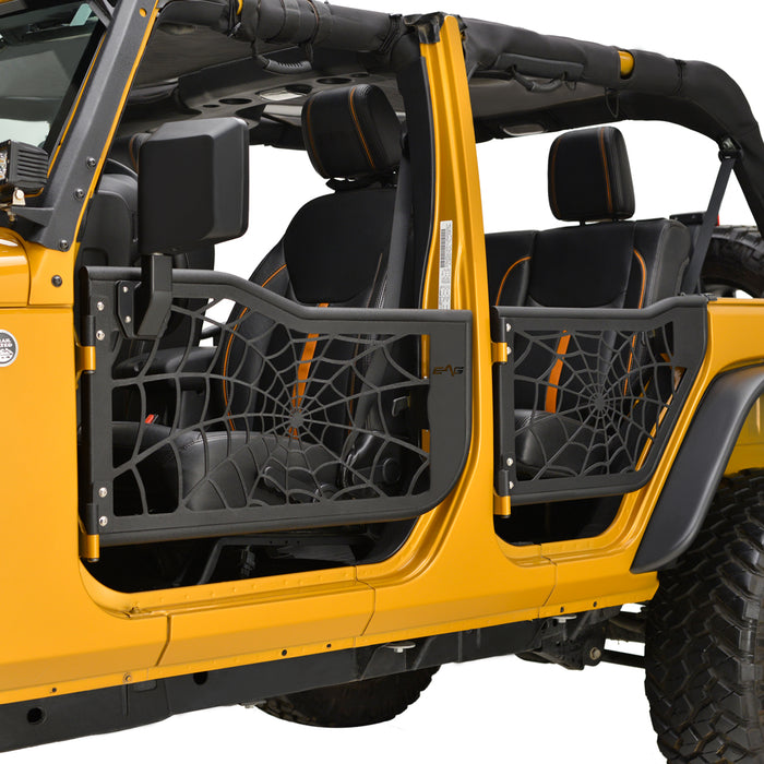 EAG Tubular Spider Web Door with Side View Mirror Fit for 07-18 Wrangl —  Vicious Offroad