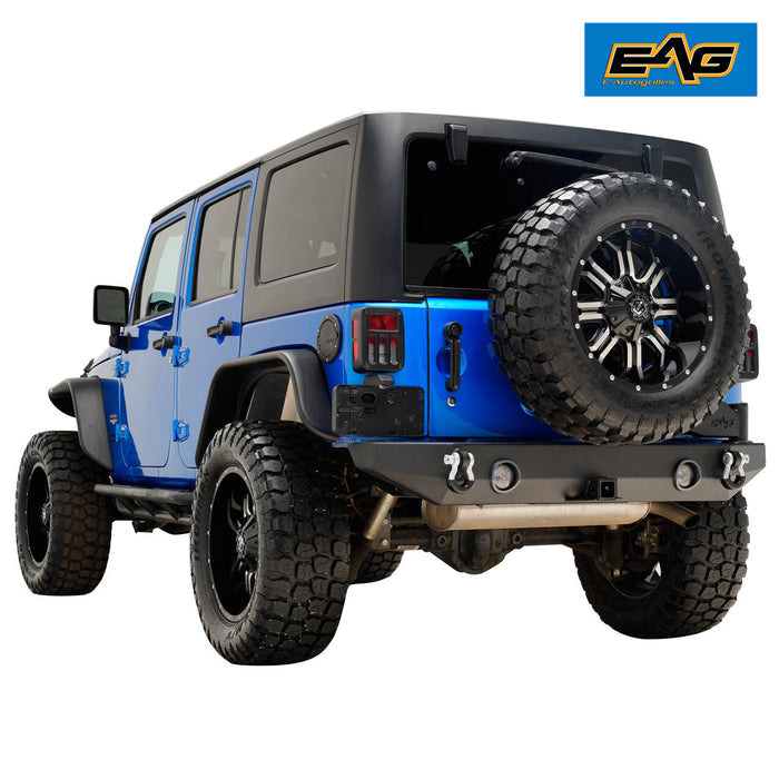 EAG Compatible with JK Rear Bumper with Tire Carrier 07-18 Wrangler PN —  Vicious Offroad