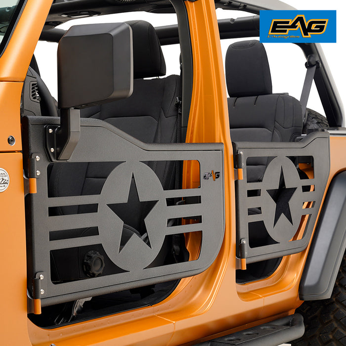 EAG Military Tubular Door with Reflection Mirror Fit for 2018-2022 Wra —  Vicious Offroad