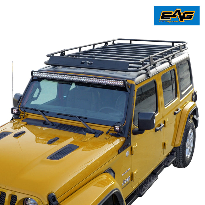 EAG Assembled Full Length Roof Rack Fit for 18-22 Wrangler JL 4 Door P —  Vicious Offroad