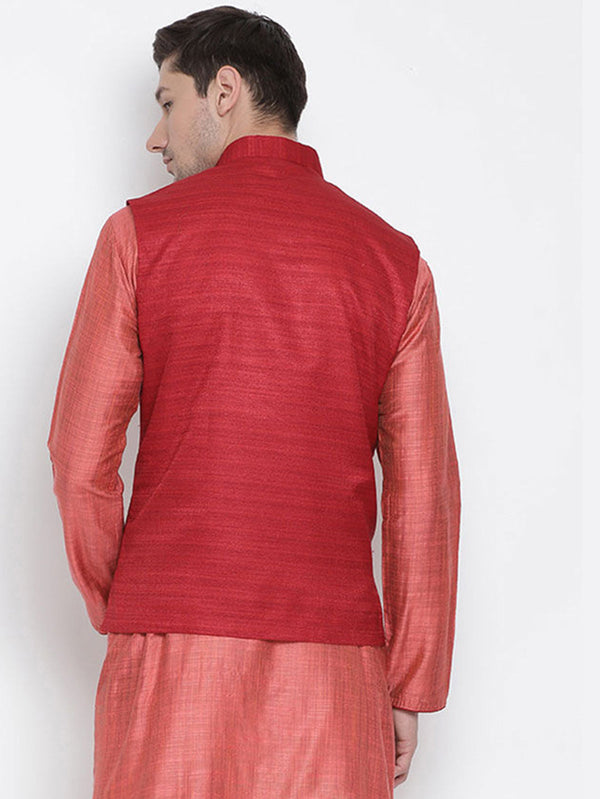 Buy Deyann Green Solid Sleeveless Nehru Jacket for Men Online @ Tata CLiQ