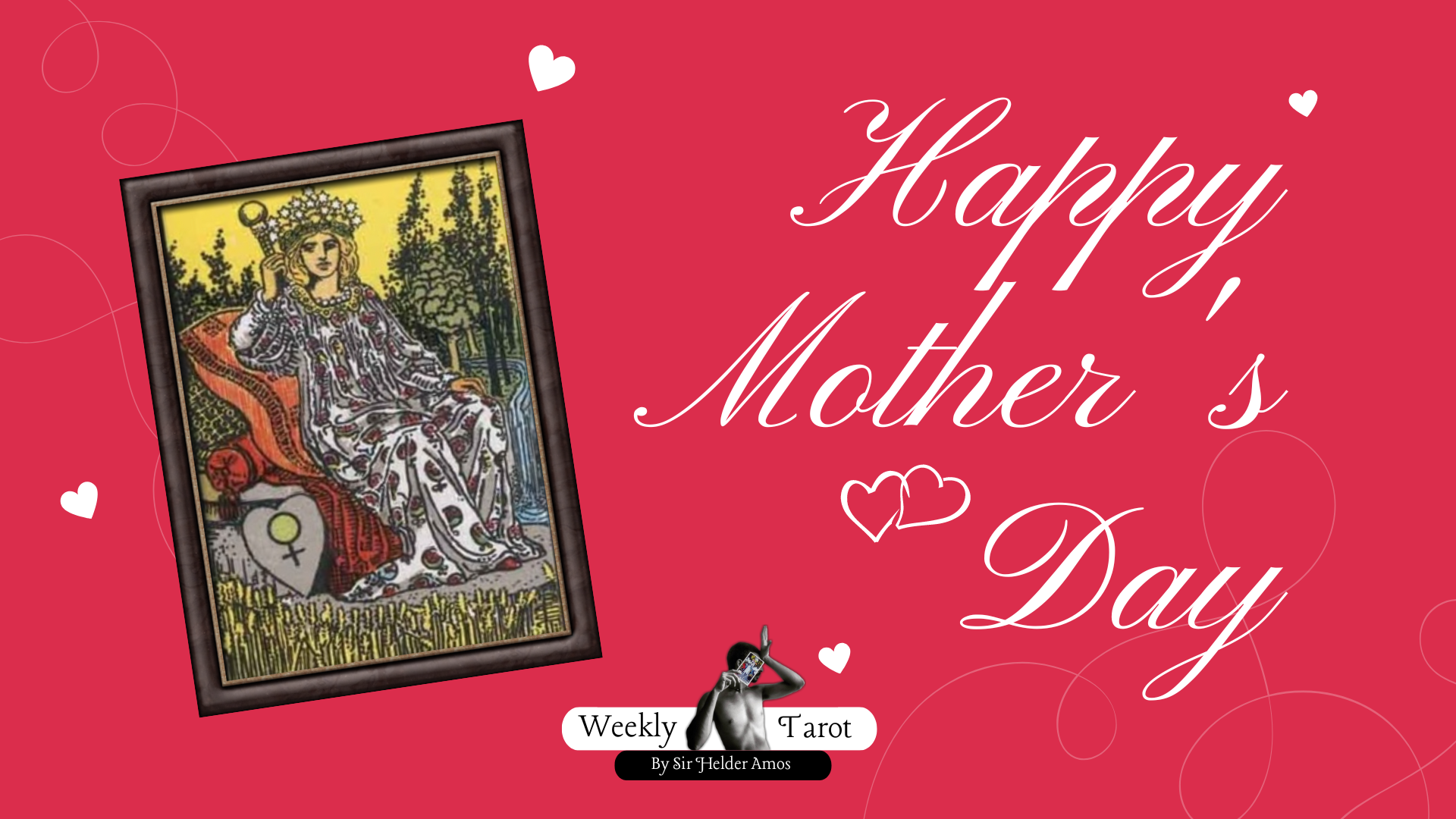 Mother's Day Post Card From Tarot Reader The Empress Major Arcana