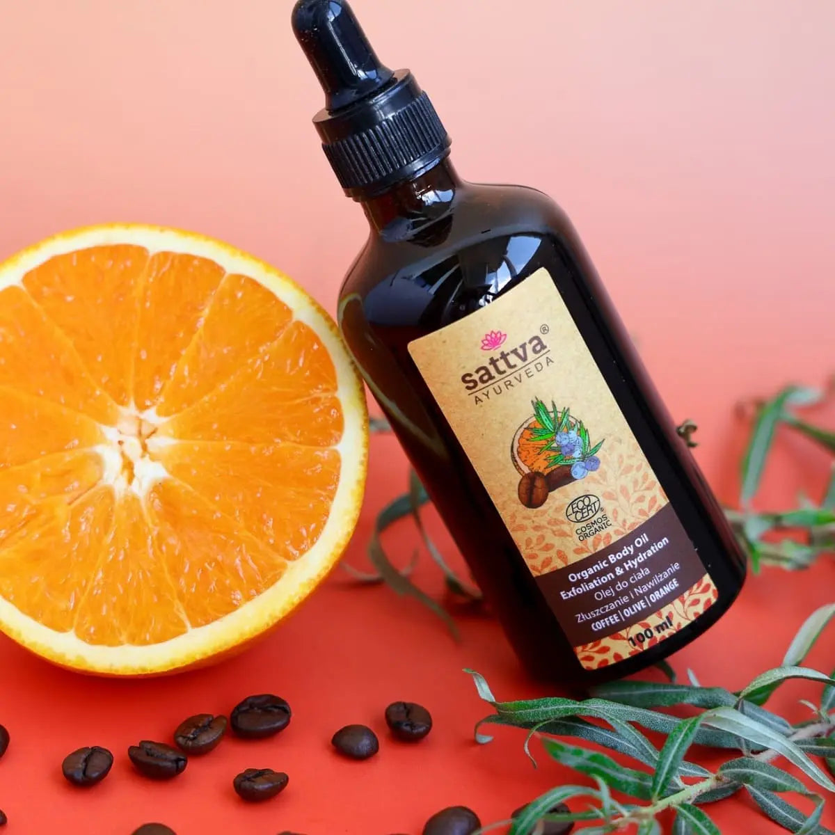 Energizujący olejek do masażu ciala