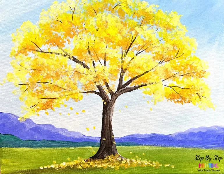 Easy Painted Fall Tree Craft - Welcome To Nana's