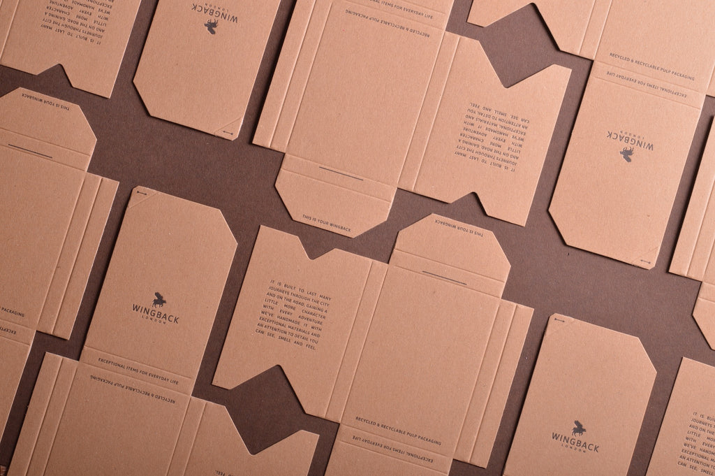 Wingback minimal packaging